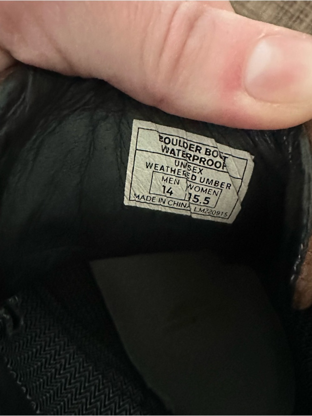 Lems boulder boots men’s size 14 - Picture 8 of 8
